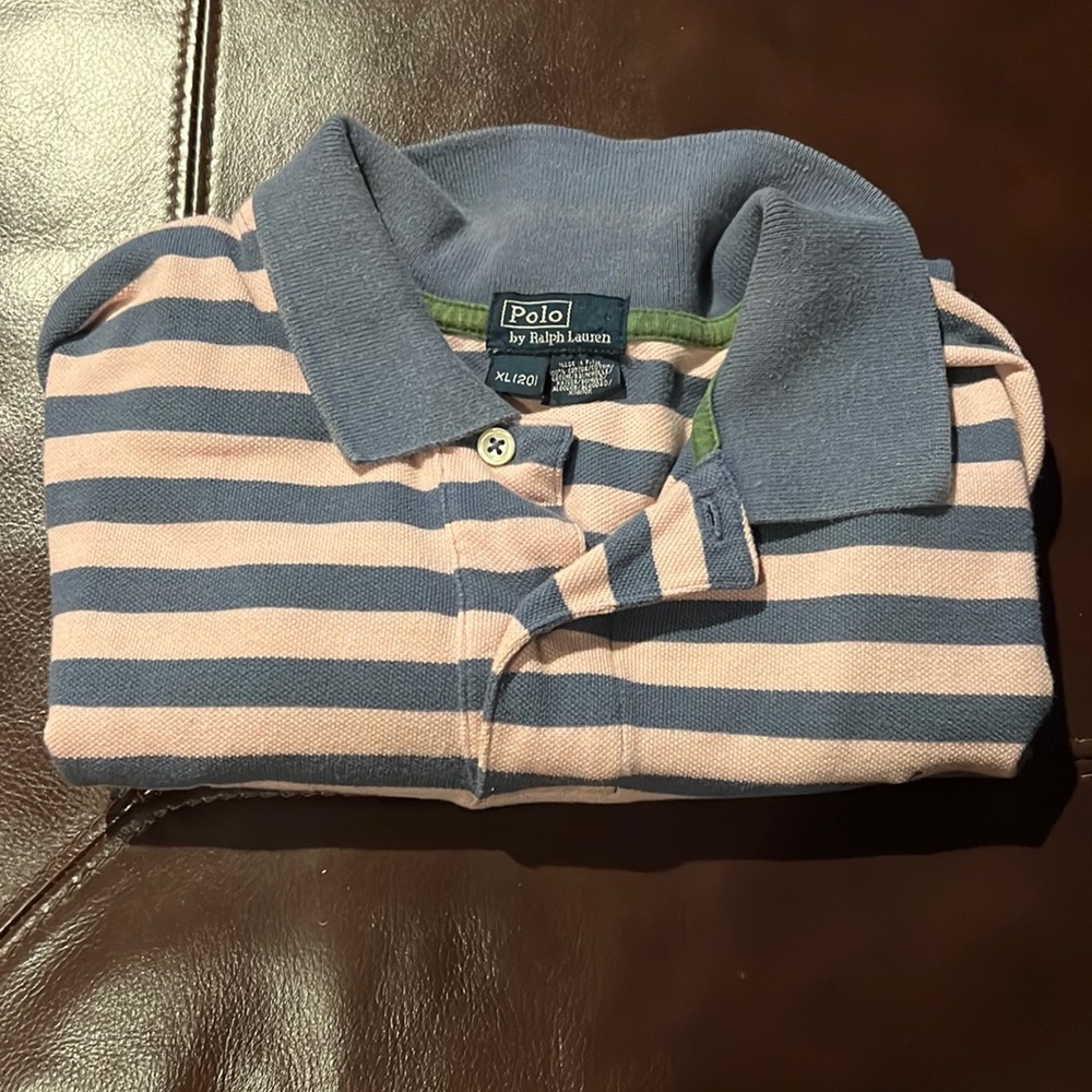 Vintage Polo Ralph Lauren Striped Collared Shirt
